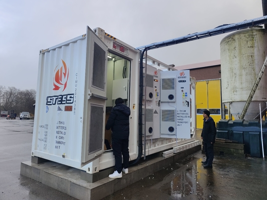 Mobiel ingesloten batterij energieopslagoplossingen 400V - 800V Remote Monitoring