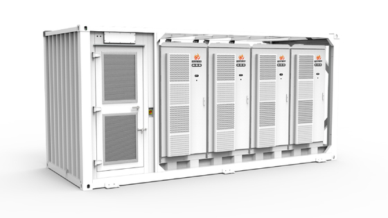 Flexibel BESS-batterij-energieopslagsysteem in een container met afstandsbediening