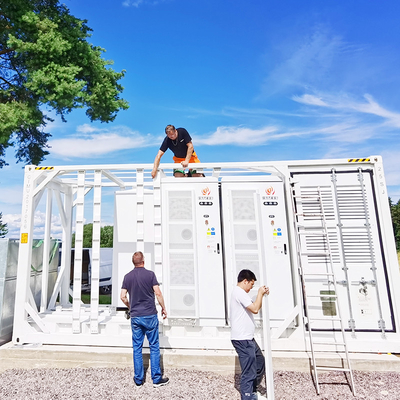 Industriële batterijcontainersysteem voor energieopslag 400V - 800V voor piekscheuren