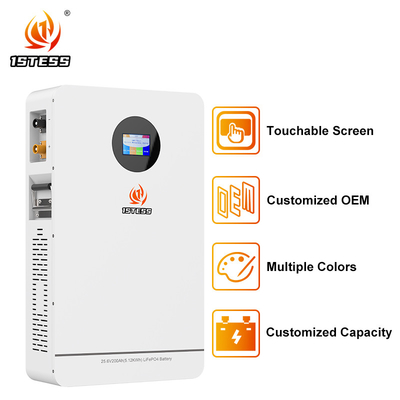 25.6V 200Ah 5,12Kwh energieopslagbatterij LiFePO4 batterij energieopslagsystemen