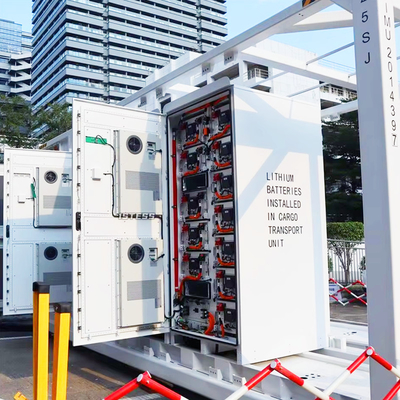 CE FCC Industrial Energy Storage Solar System Solution in 20ft Container 1Mwh 3Mwh 5Mwh met afstandsbediening en -besturing