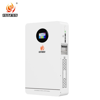 Lifepo4 25.6V zonnebatterij Inverter Hybride zonne-energie Muurbatterij 200Ah 5.12kwh Lithium-ionbatterij