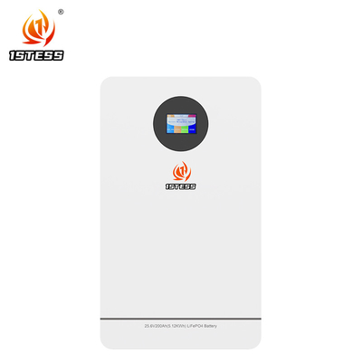 25.6V 200Ah Home Energy Storage Solar Lithium Ion Battery Pack 5.12KWH voor zonne-energiesystemen