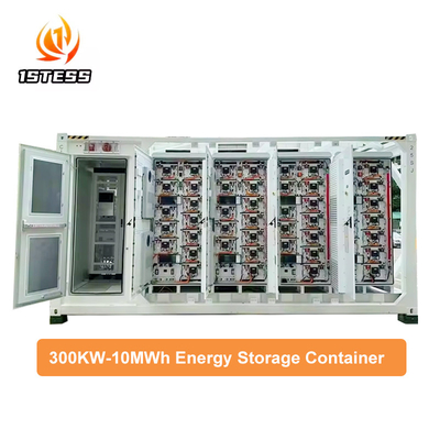 1.5MWH Lithiumbattery Solar Energy Battery System Container 300 KWH 1 MWh 3 MWh Container LiFePo4 Energy Storage System