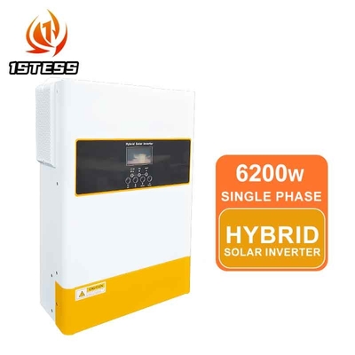 Hoge capaciteit 48 V hybride zonne-inverter 6,2 kW voor buiten het net gebruikte residentiële energieoplossingen