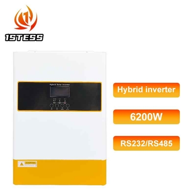 48V 6,2kw Hybride zonne-inverter uit het net Pure sinus wave output met Mppt