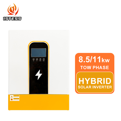 11kW hoogspannings-MPPT-omvormer enkelfasige 48V-batterij zuivere sinusgolf Twin AC-uitgang