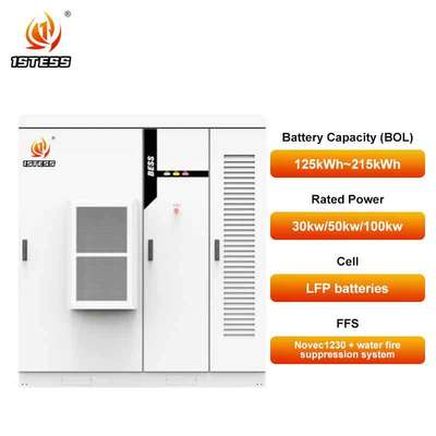 200kWh LiFePO4 Industrieel Batterij Opslagsysteem IP55 Plug-and-Play