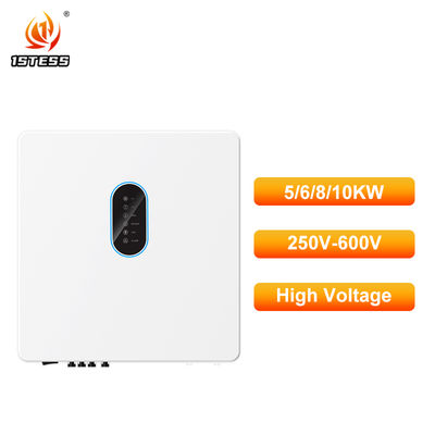 Pure sinusgolf output hybride zonne-omvormer driefasig aan/uit net MPPT IP65 250V-600V 5kW 6kW 8kW 10kW met anti-eilandvorming bescherming