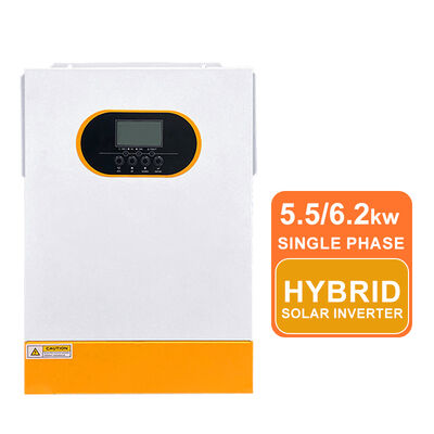 Single Phase 24V 48V Hybrid Solar Inverter Off Grid 3.5kw 5.5kw 6.2kw Pure Sine Wave MPPT High Surge Power