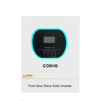 Off Grid Hybrid Solar Inverter Single Phase 48V 5.5kw 6.2kw Pure sinus wave met overbelasting bescherming en ingebouwde MPPT