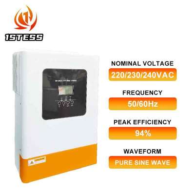 48V Single Phase Pure Sine Wave Hybrid Solar Inverter 5.5kw 6.2kw MPPT Off Grid met hoge wisselstroomoplaadstroom