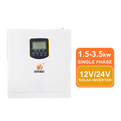 1500W 12V laagspanningsbatterij MPPT Off Grid Inverter Pure Sinus Wave Single Phase High PV Input 500Vdc voor RV