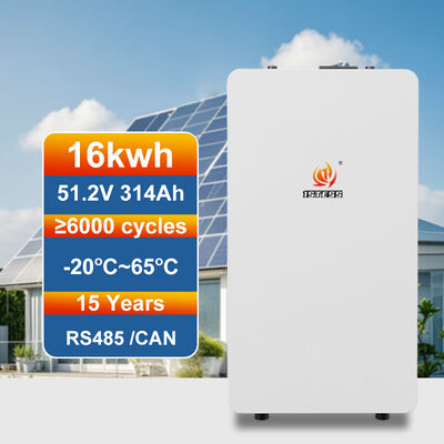 Flexible Scalable 16kWh Solar Battery Unit voor hybride omvormers
