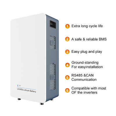 Parallel aansluitbare batterijbank 10 kWh tot 160 kWh systeem
