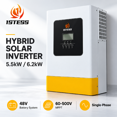 quality 1stess 5,5kW / 6,2kW 48V hybride zonne-inverter factory